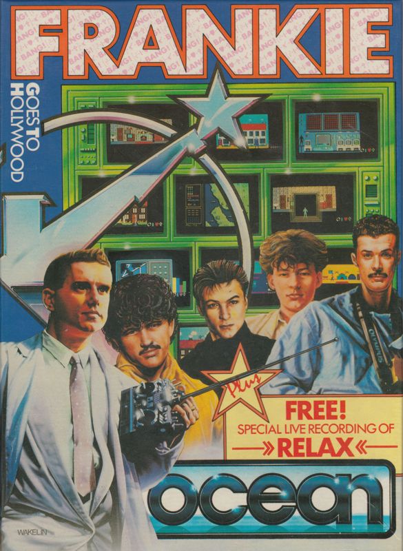 Frankie Goes To Hollywood box art for Commodore 64